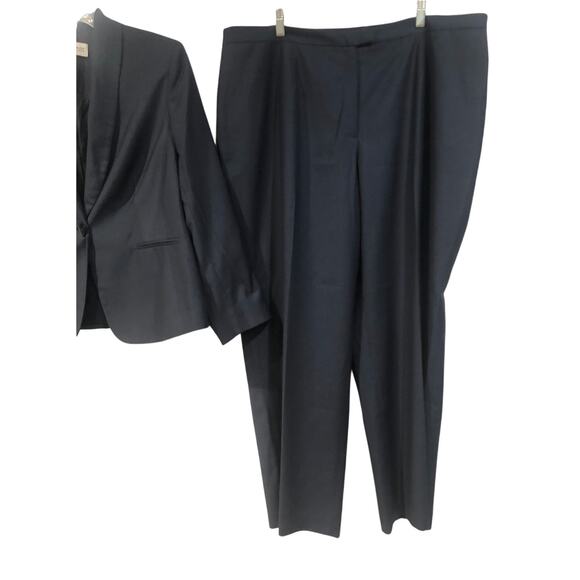 EUC Jones New York Suit Separates Navy Size 16W Jacket 22W Suit Pants - Picture 3 of 11